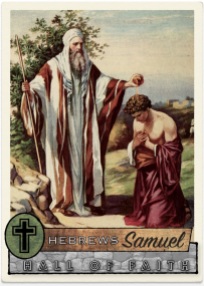 [painting credit: “Samuel anointing David”; Old Testament Bible Primer, Adolf Hult (1919) (No known restrictions via wikimediacommons)]